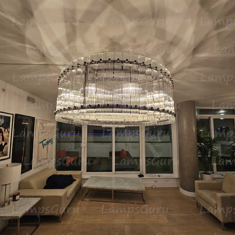San Marcon Round Chandelier 37"