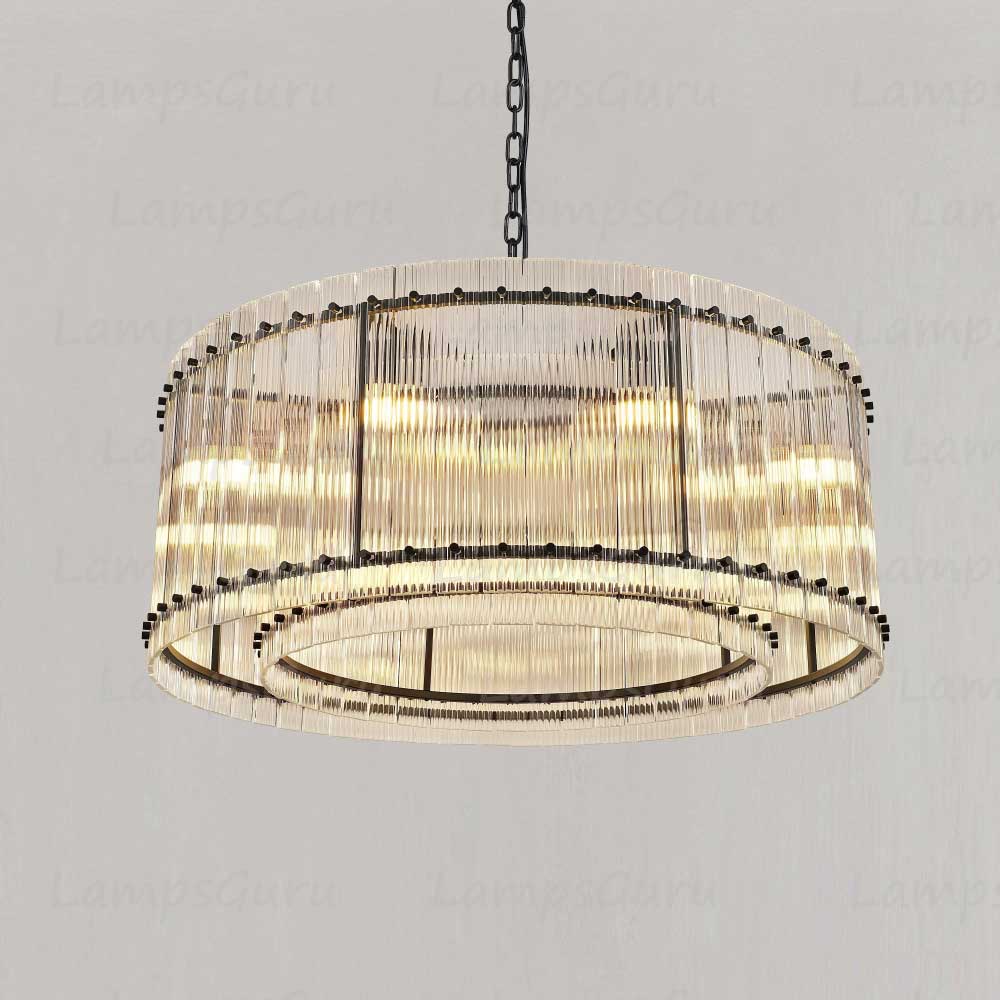San Marcon Round Chandelier 37"