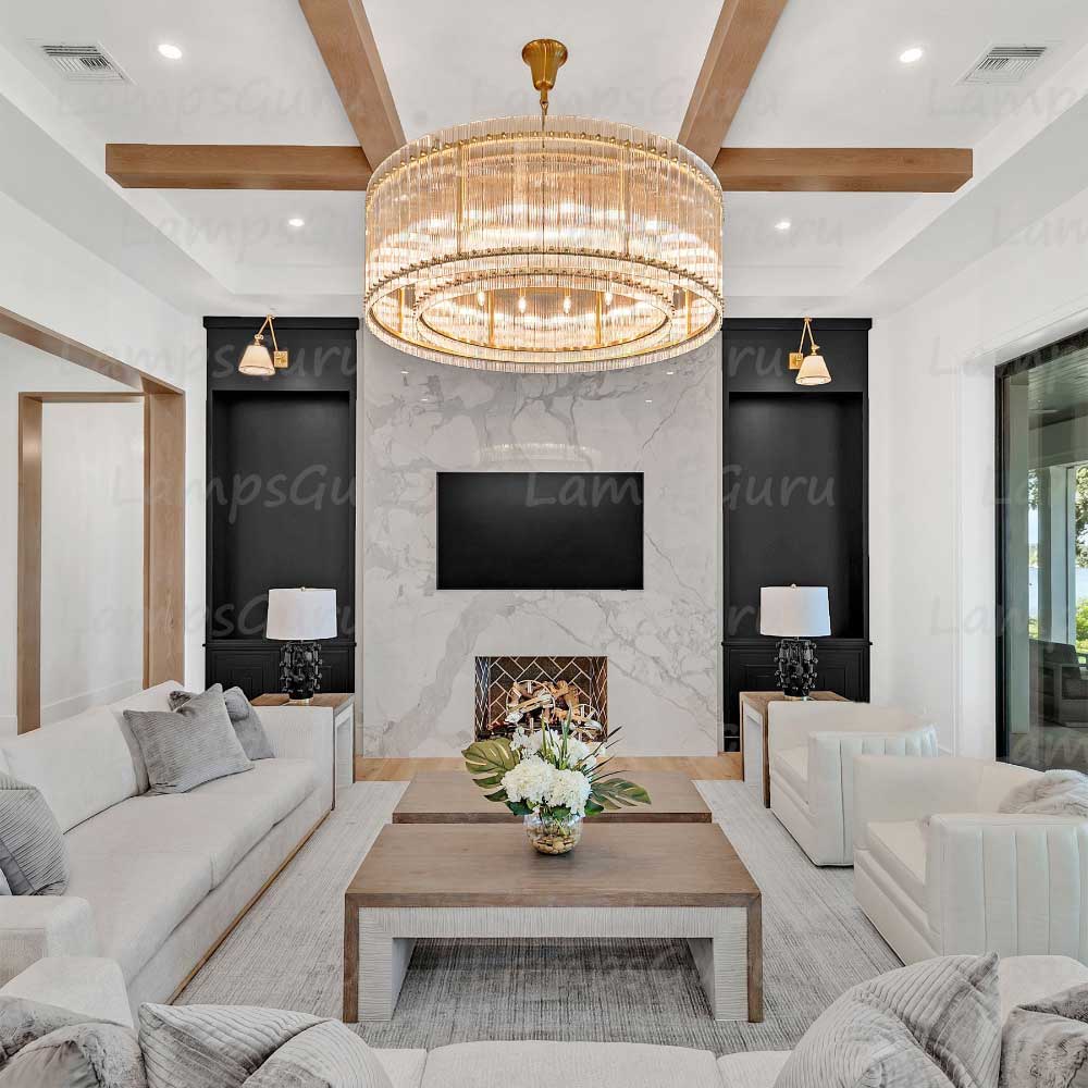 San Marcon Round Chandelier 48"
