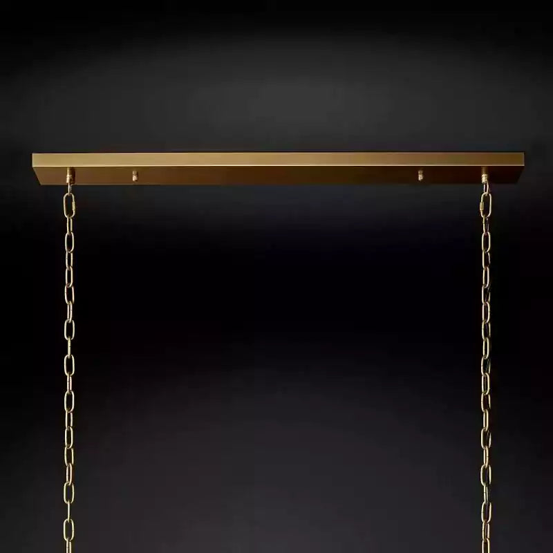San Marcon Modern Rectangular Chandelier 72"