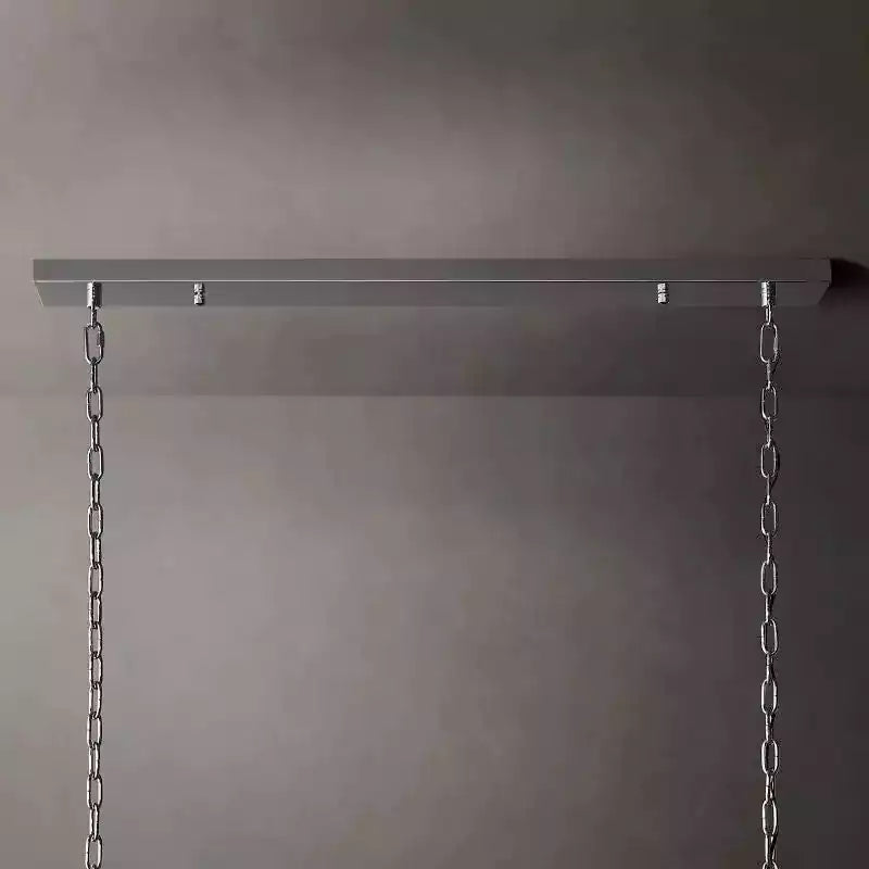 San Marcon Modern Rectangular Chandelier 72"