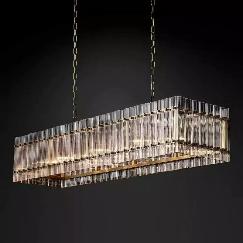 San Marcon Rectangular Chandelier 54"