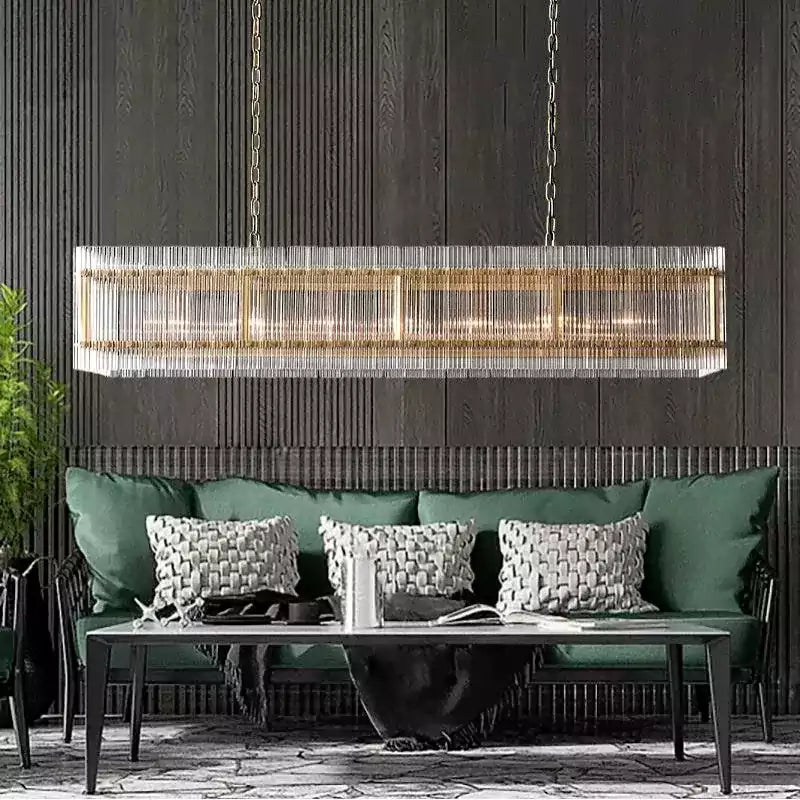 San Marcon Rectangular Chandelier 54"