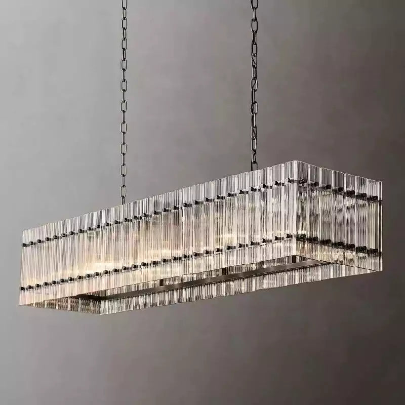 San Marcon Rectangular Chandelier 54"