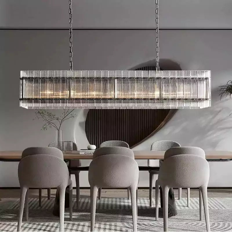 San Marcon Rectangular Chandelier 54"