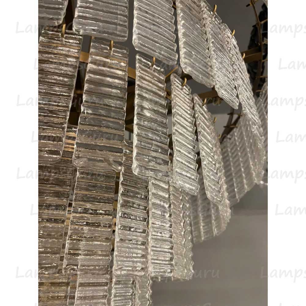 Sireney Clear Glass Round Chandelier 41"