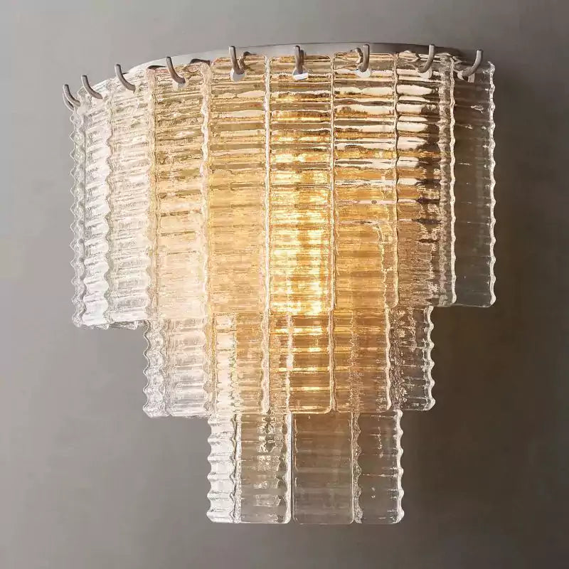 Sireney Clear Glass Wall Sconce