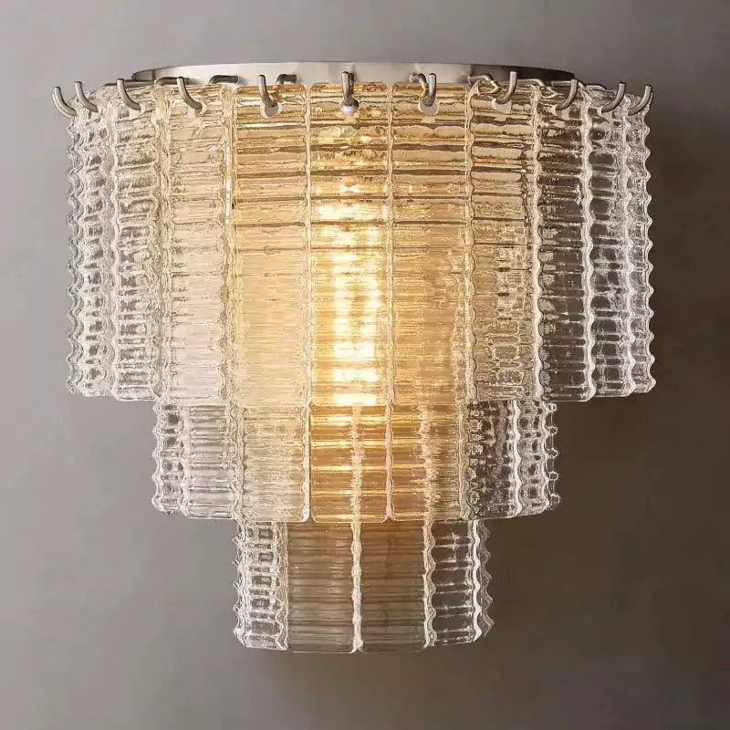 Sireney Clear Glass Wall Sconce