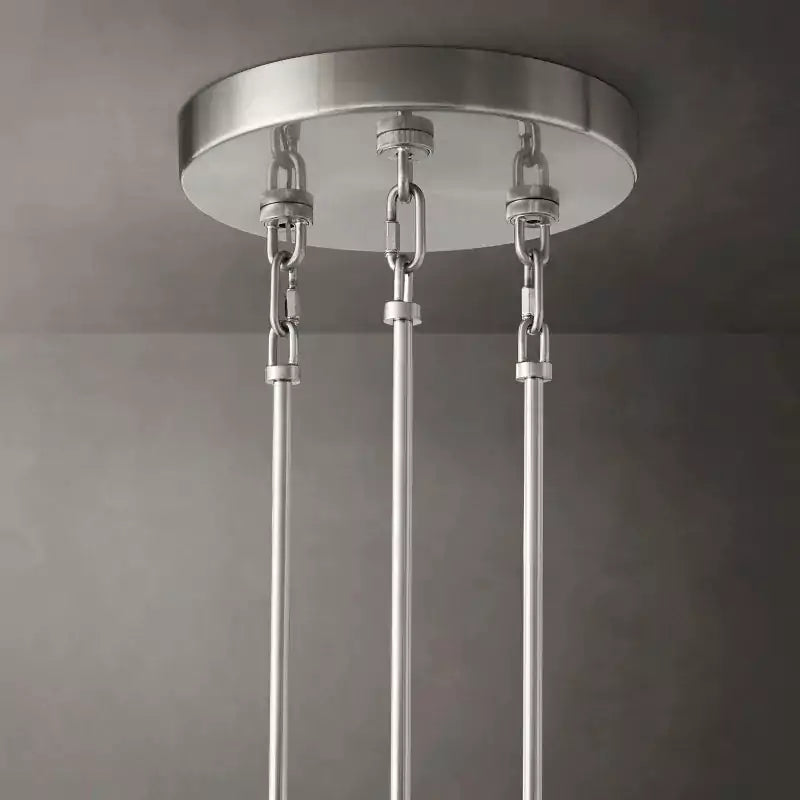 Sireney Clear Glass Round Chandelier 65"