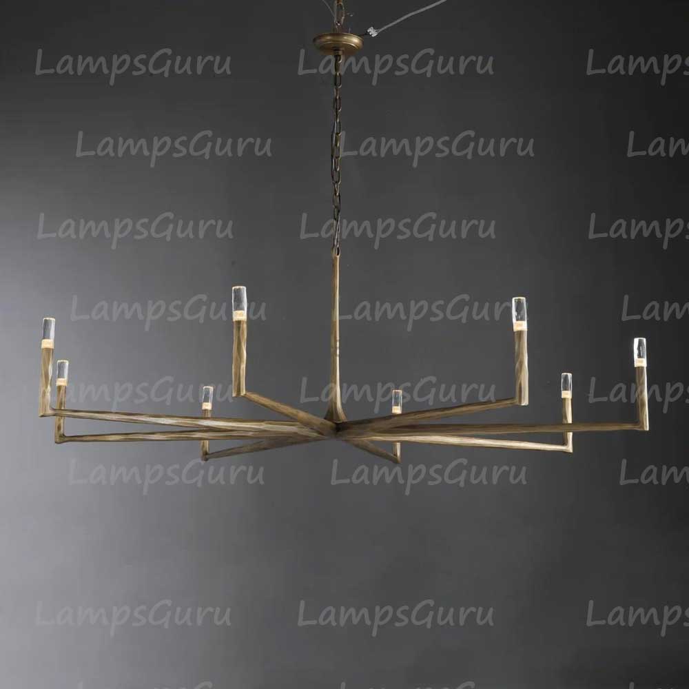 Thaddeuse Round Chandelier 72"