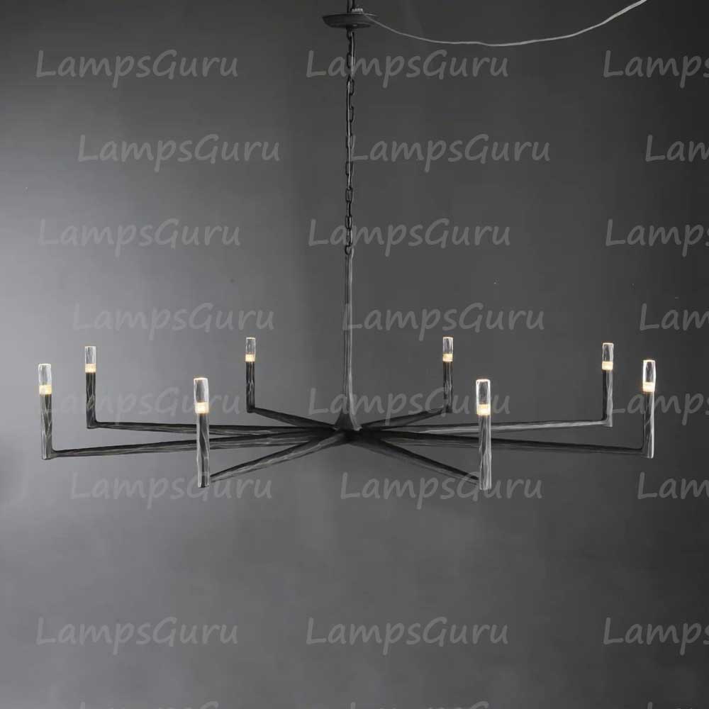 Thaddeuse Round Chandelier 72"