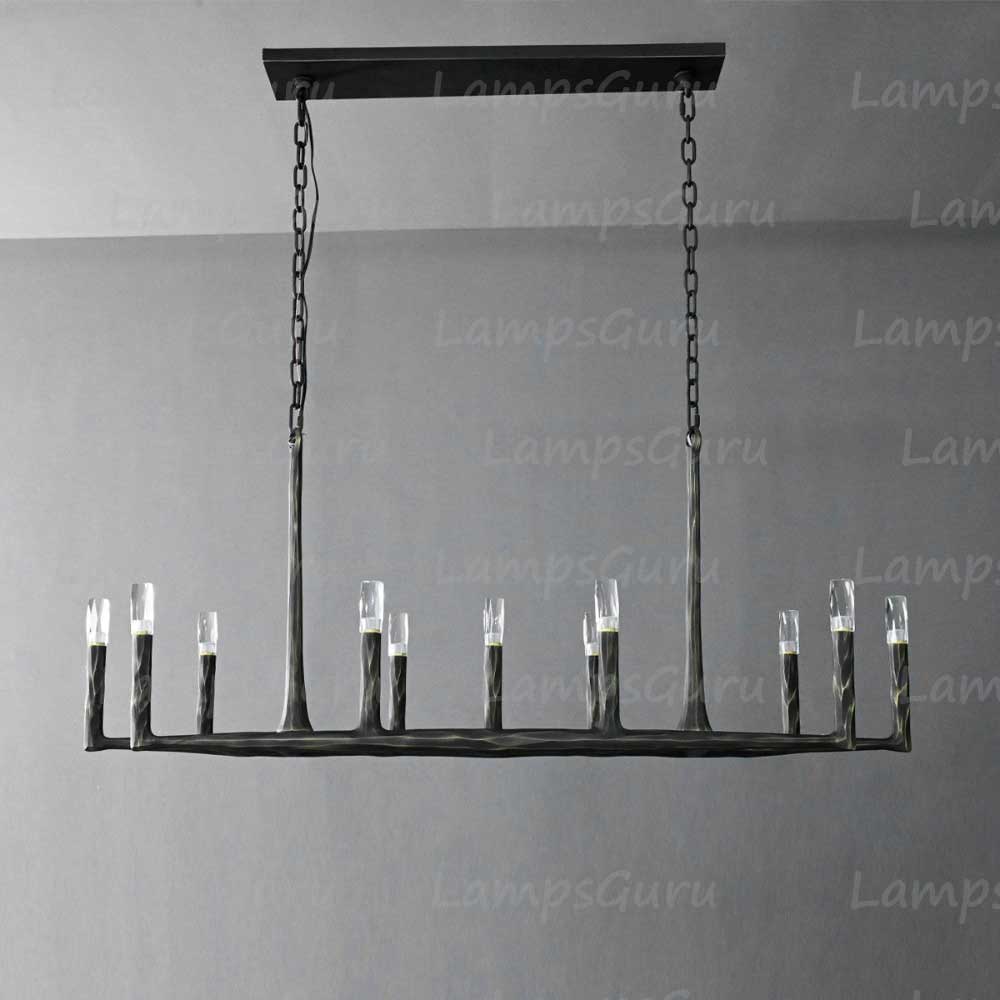 Thaddeuse Linear Chandelier 54"