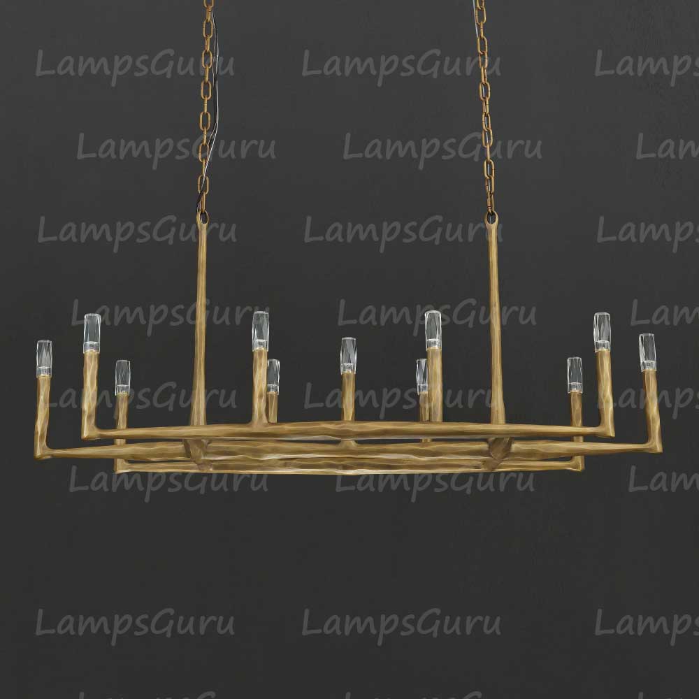 Thaddeuse Linear Chandelier 54"
