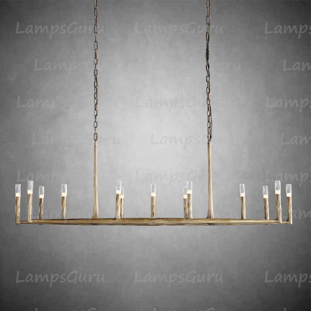 Thaddeuse Linear Chandelier 72"