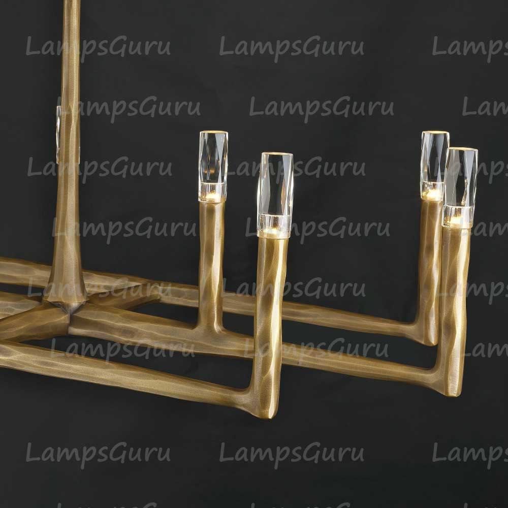 Thaddeuse Linear Chandelier 72"