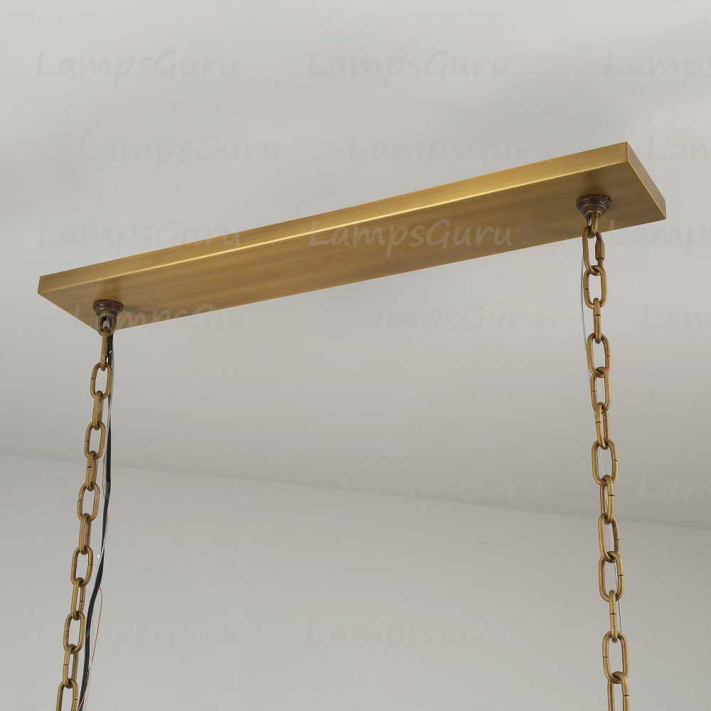 Thaddeuse Linear Chandelier 54"