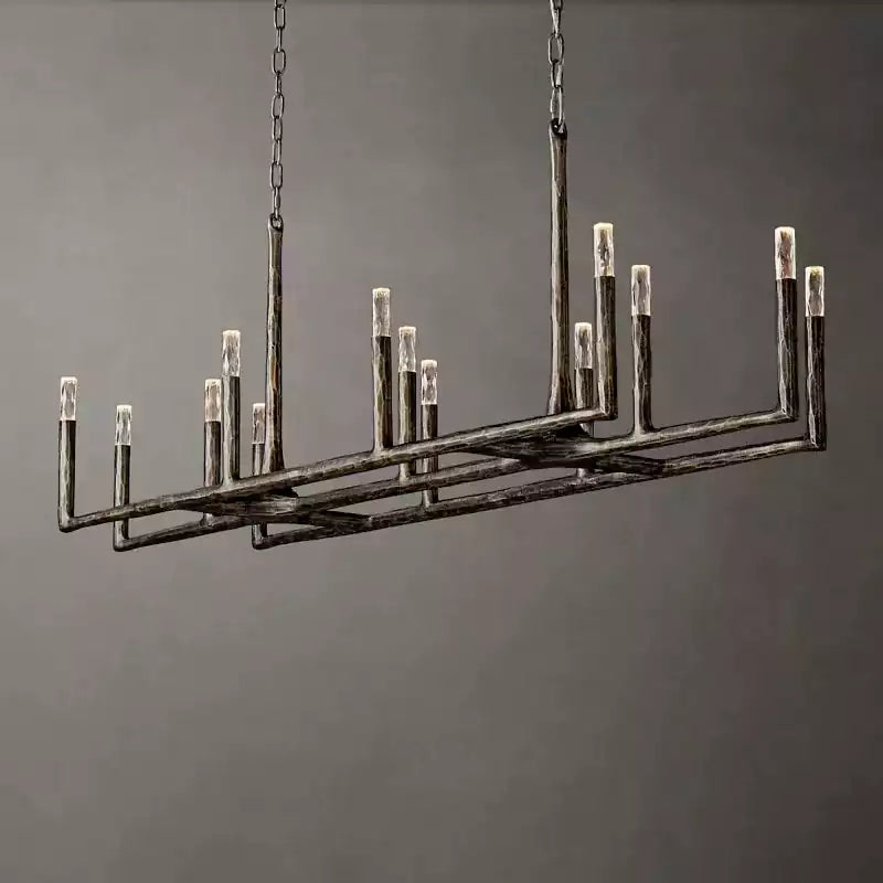 Thaddeuse Linear Chandelier 72"
