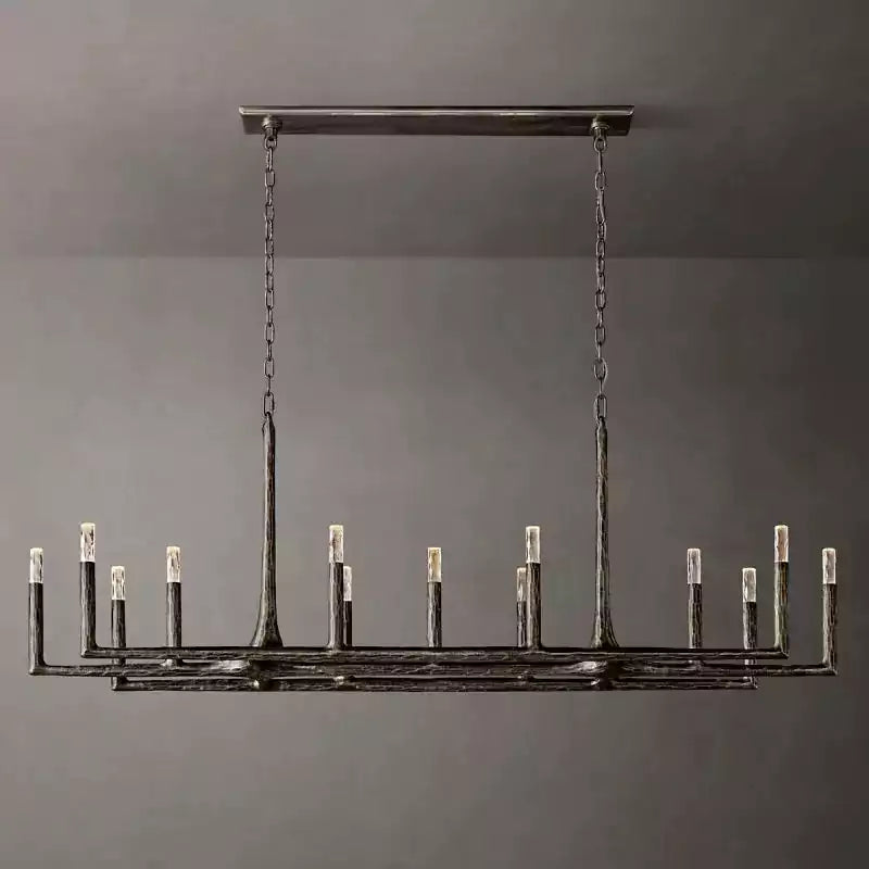 Thaddeuse Linear Chandelier 72"