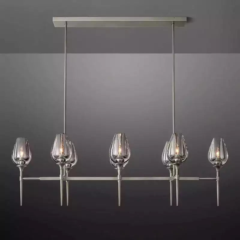 Tulipe Linear Chandelier 52"