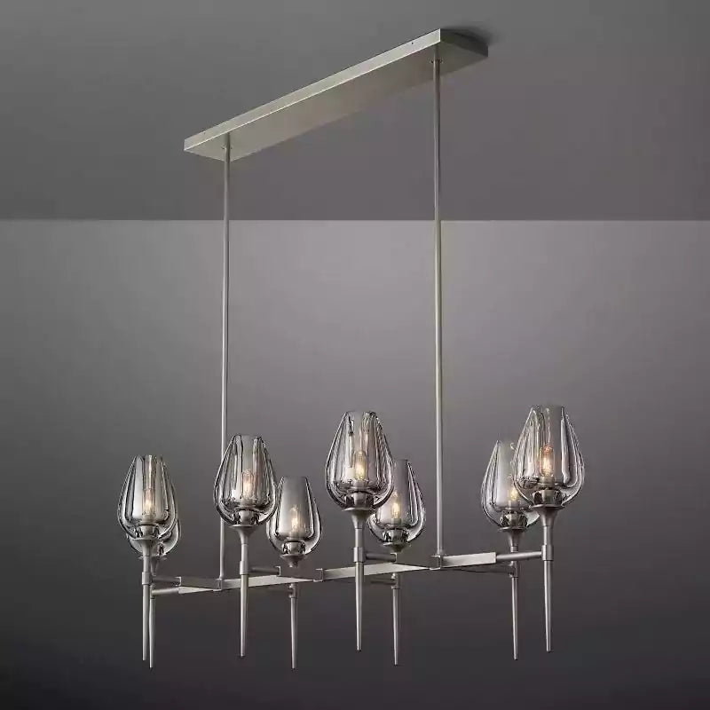 Tulipe Linear Chandelier 52"