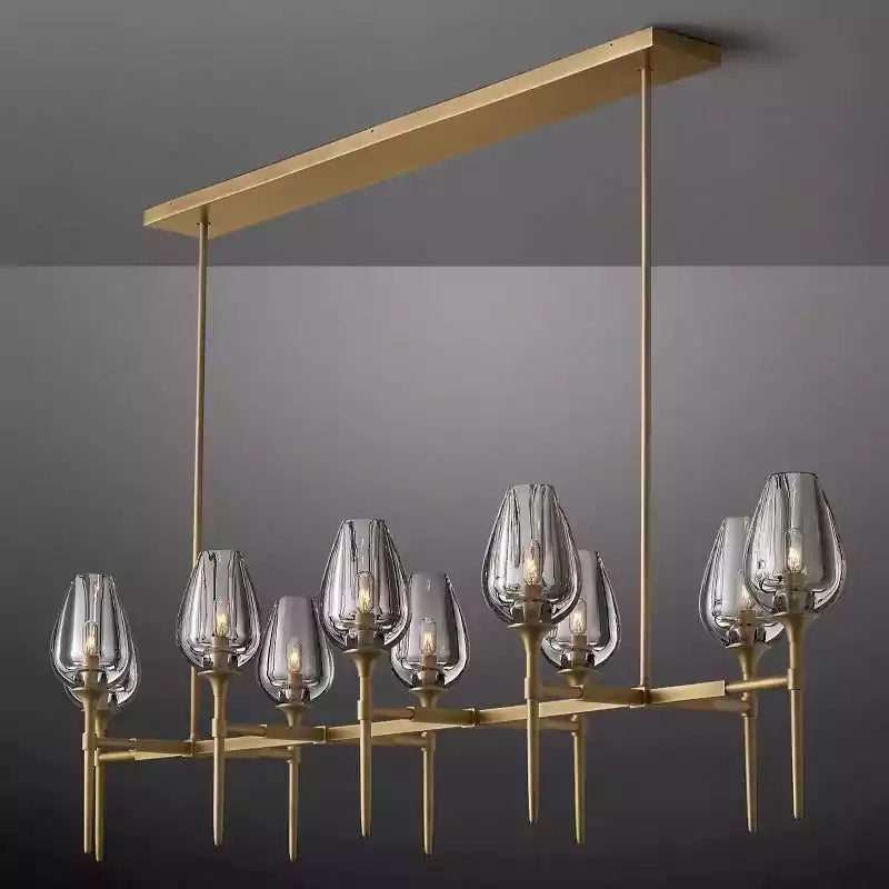 Tulipe Linear Chandelier 65"