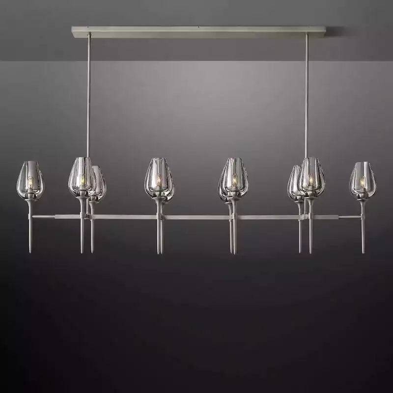 Tulipe Linear Chandelier 65"
