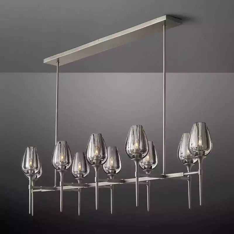 Tulipe Linear Chandelier 65"