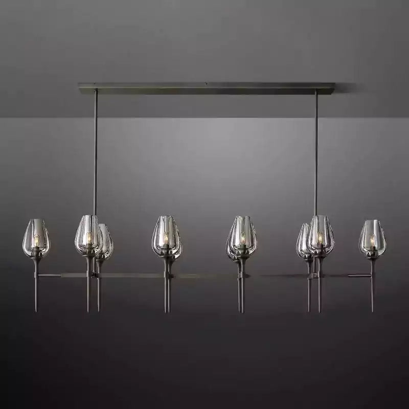 Tulipe Linear Chandelier 65"