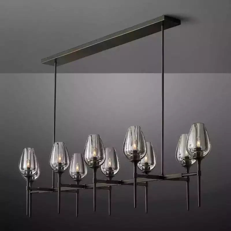 Tulipe Linear Chandelier 65"