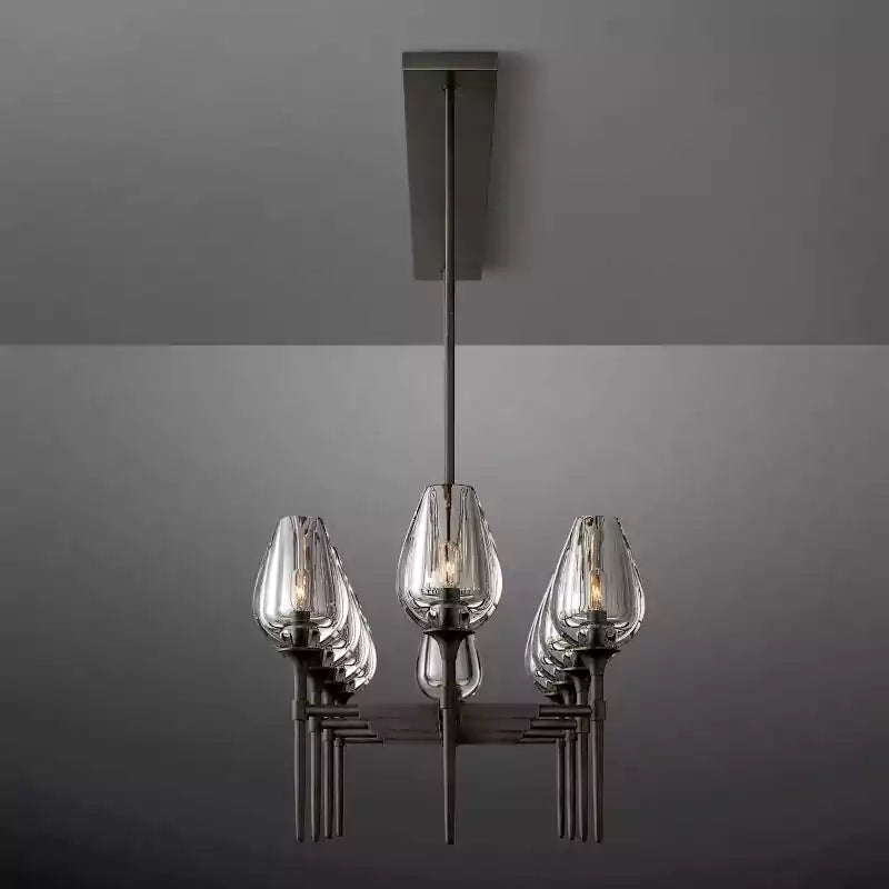 Tulipe Linear Chandelier 65"