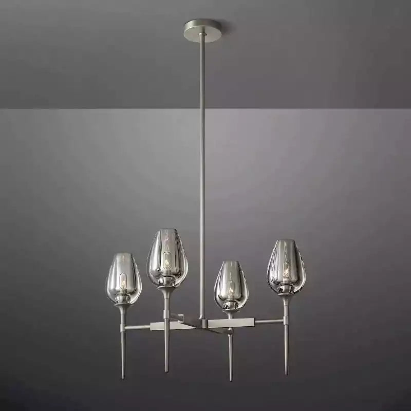 Tulipe Round Chandelier 27"