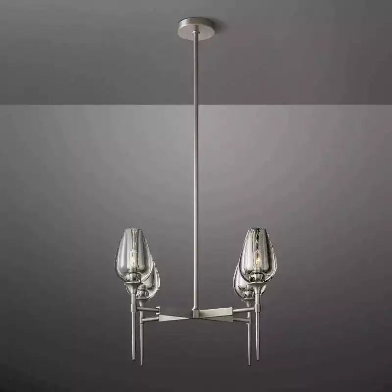Tulipe Round Chandelier 27"