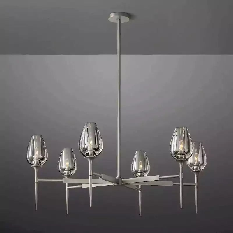 Tulipe Round Chandelier 42"
