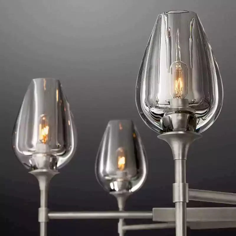 Tulipe Round Chandelier 54"