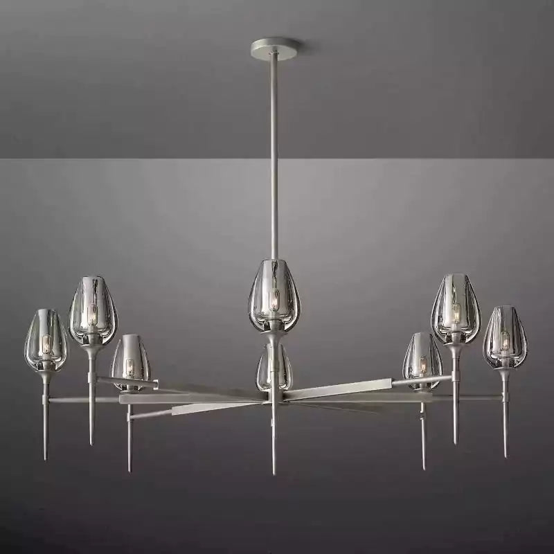 Tulipe Round Chandelier 54"