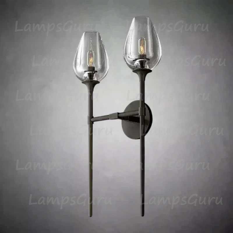 Tulipe Double Wall Sconce