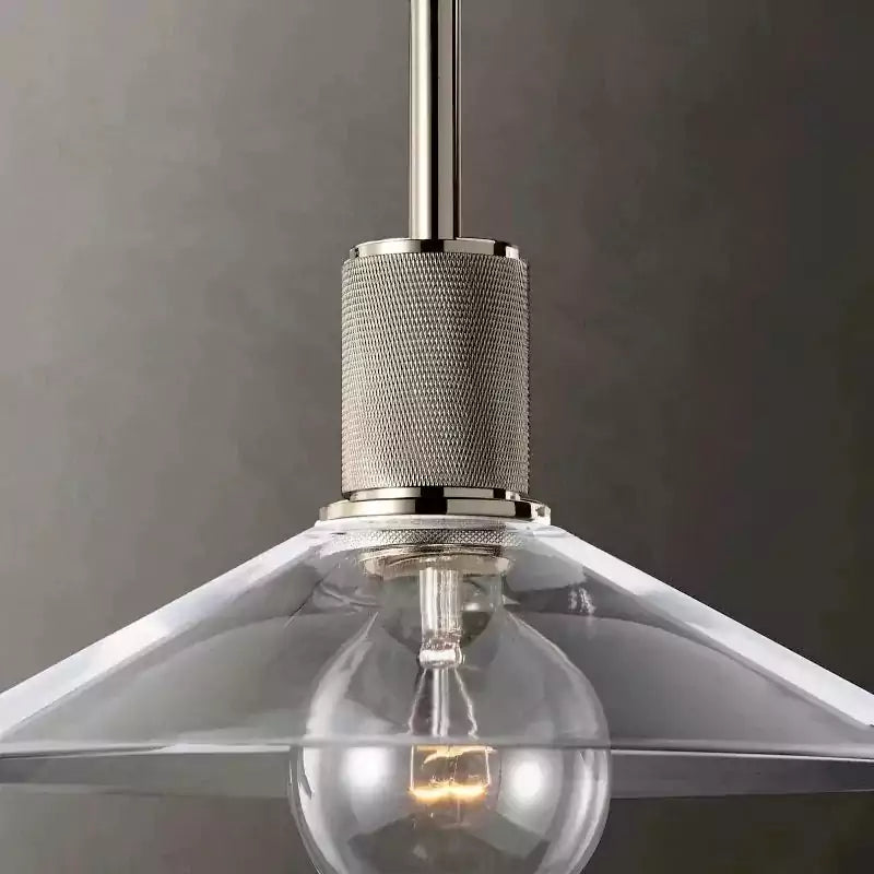 Utilitairey Glass Slope Shade Pendant
