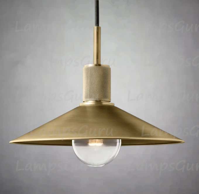 Utilitairey Metal Slope Shade Pendant