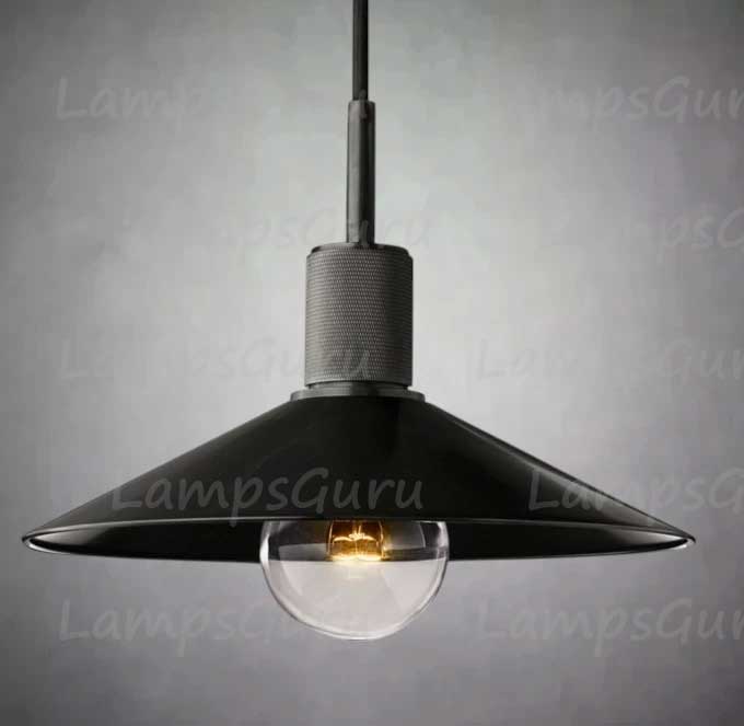 Utilitairey Metal Slope Shade Pendant