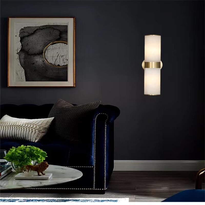 Althea Modern Sutton Linear Alabaster Wall Sconce