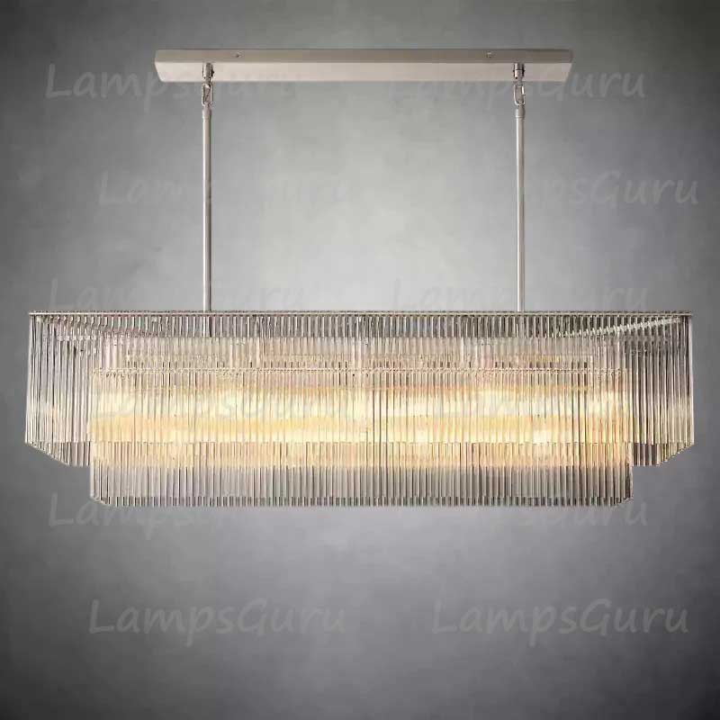 Amadeon Rectangular Chandelier 54"