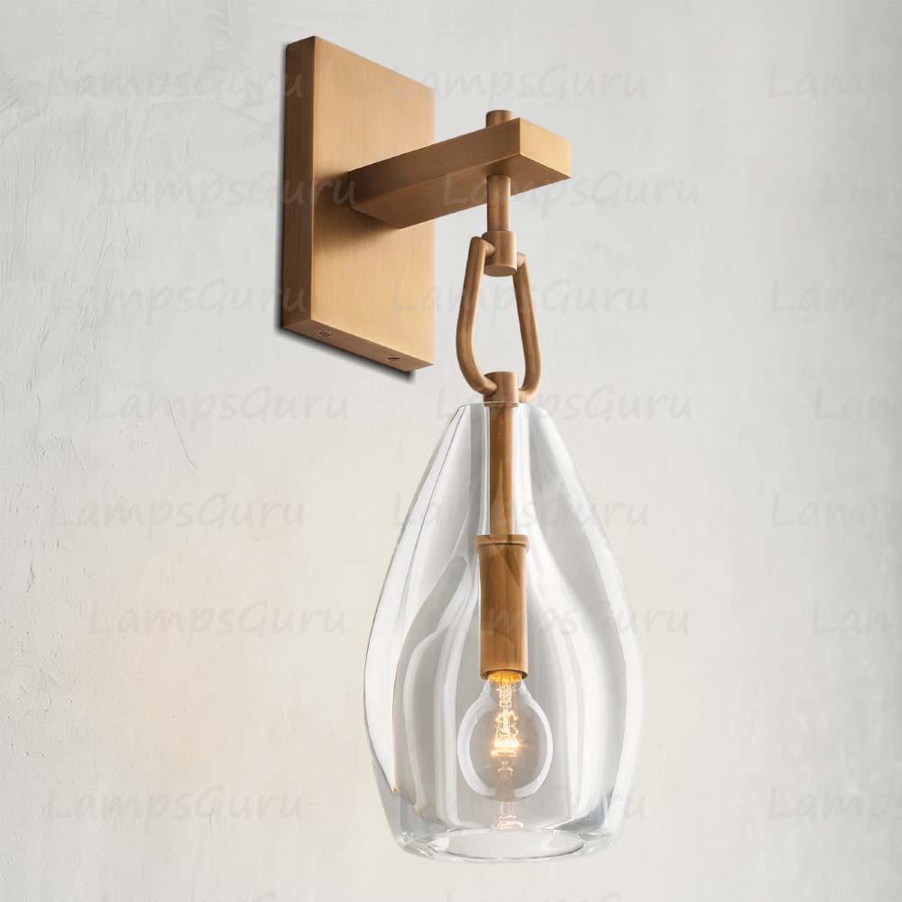 Botanisty Flute Crystal Sconce