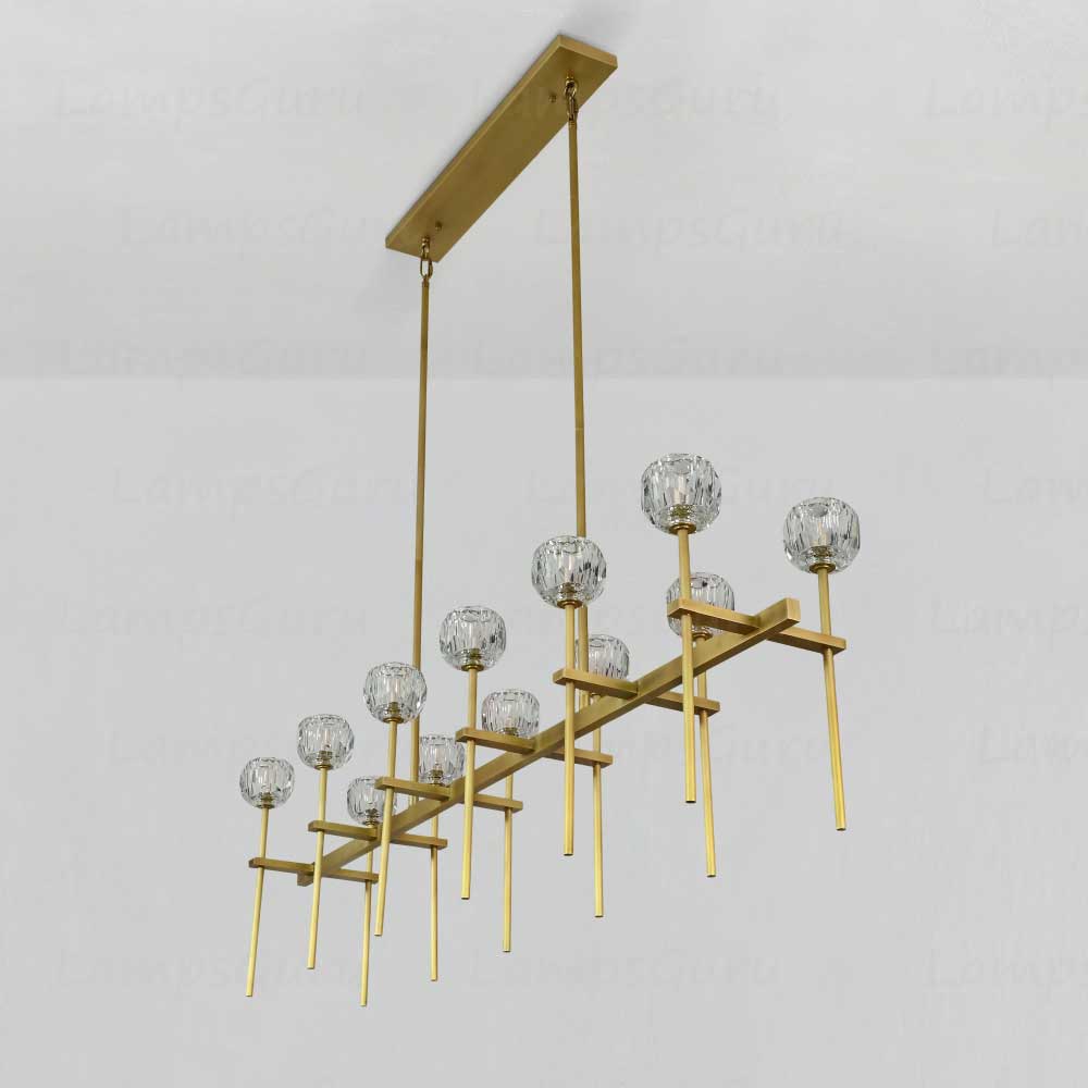 LG Boulla Crystal Linear Chandelier