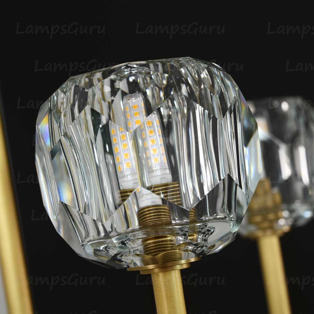 LG Boulla Crystal Linear Chandelier