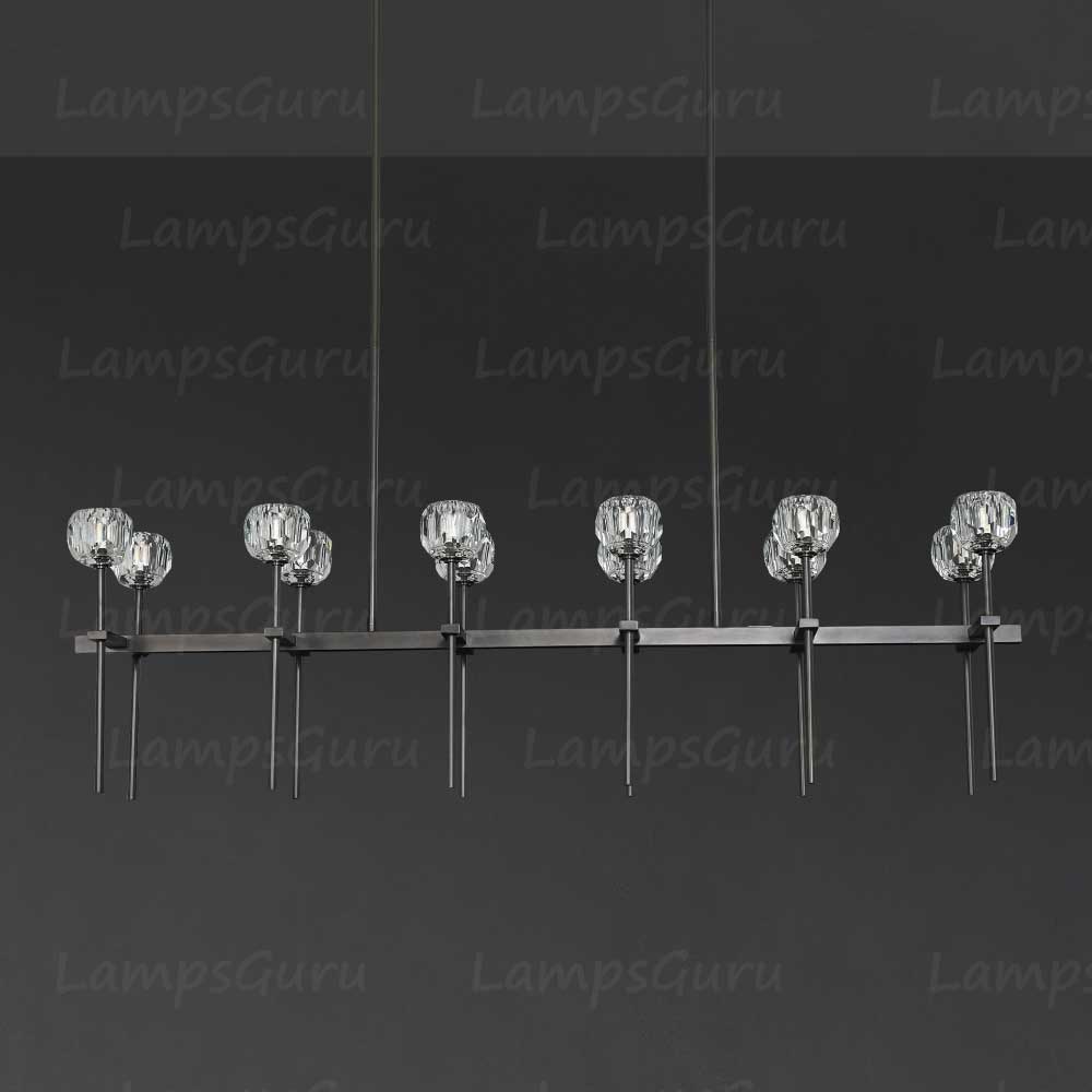 LG Boulla Crystal Linear Chandelier