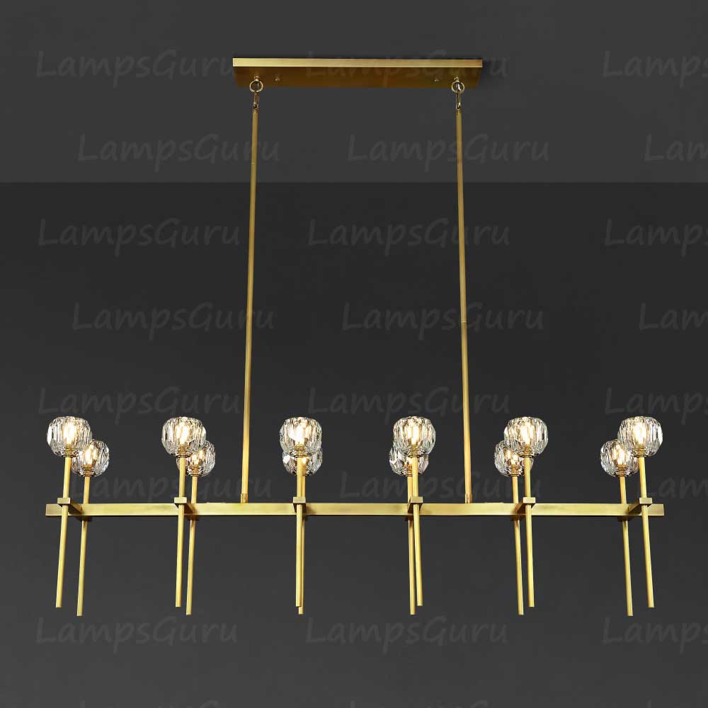 LG Boulla Crystal Linear Chandelier