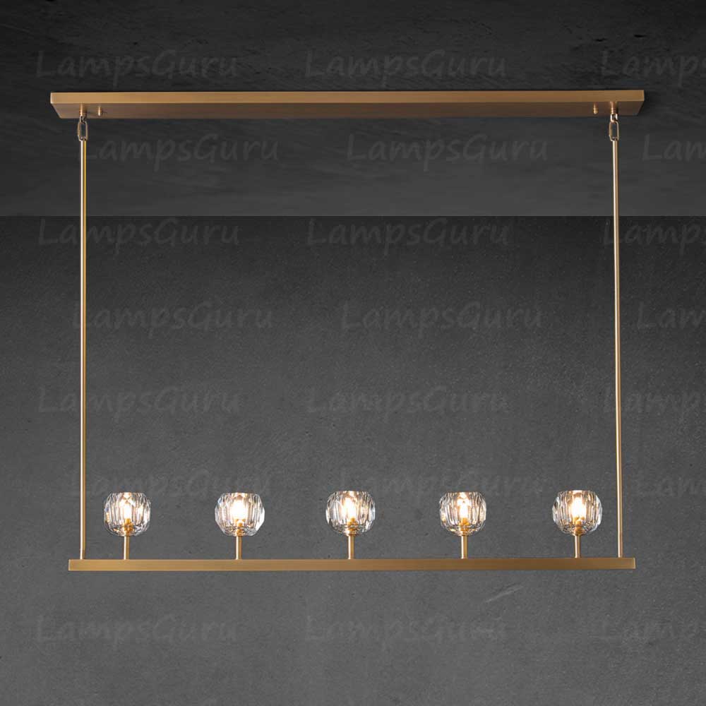LG Boulla Crystal Linear Chandelier