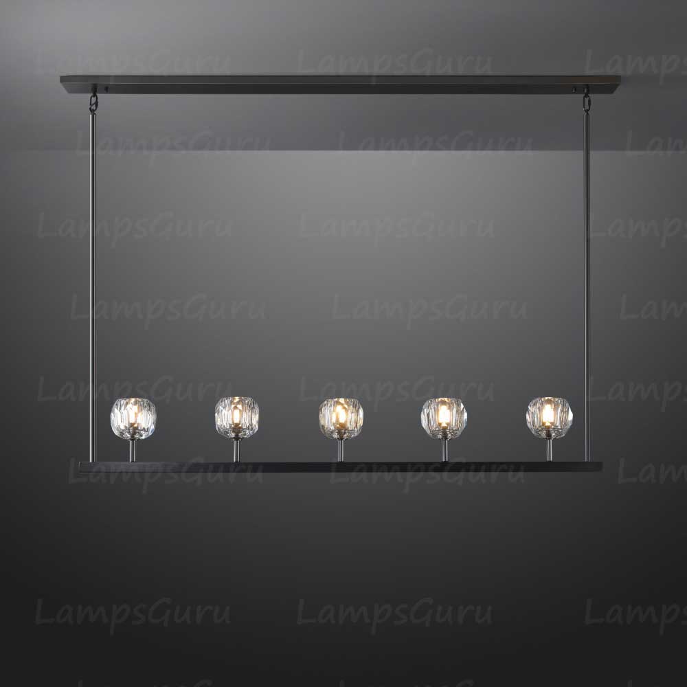 LG Boulla Crystal Linear Chandelier