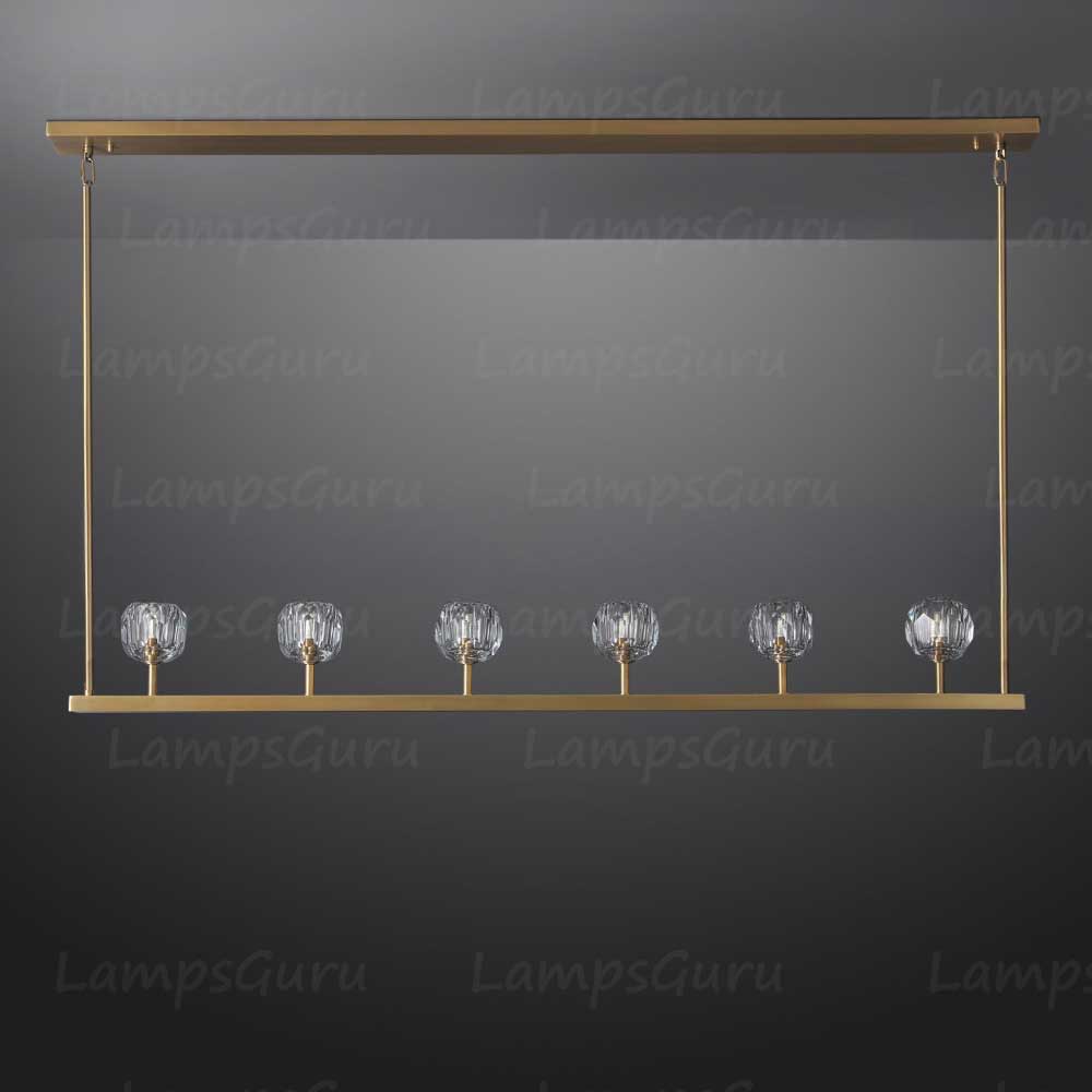 LG Boulla Crystal Linear Chandelier