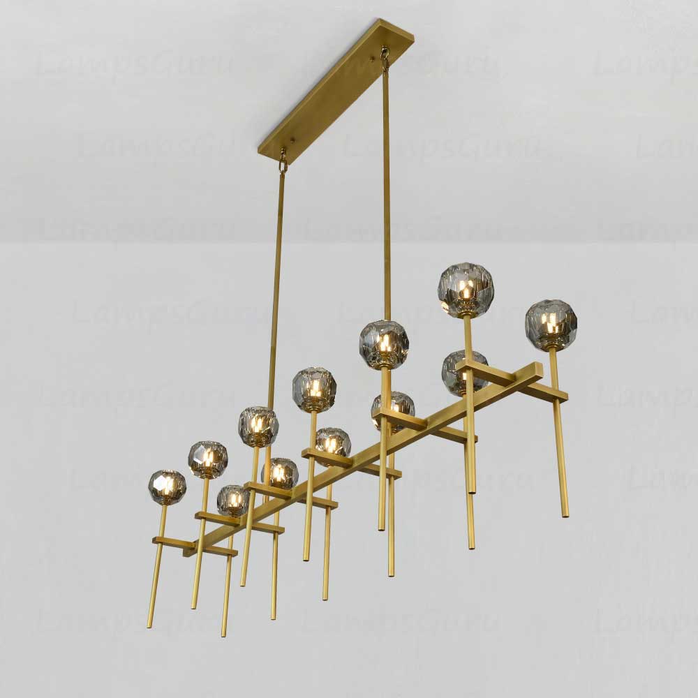LG Boulla Crystal Linear Chandelier